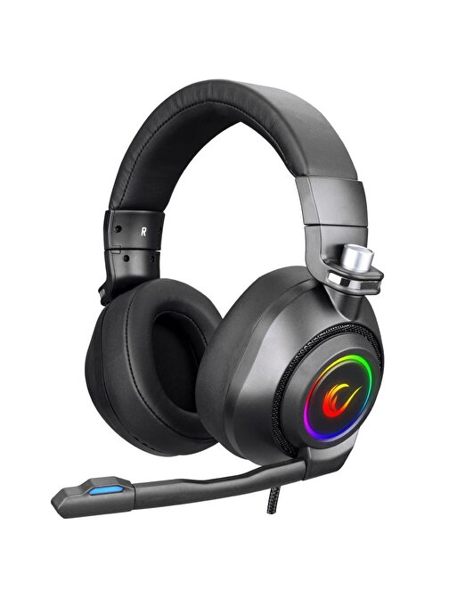 Rampage Rm-K20 Amaze Siyah Usb 7.1 Noice Cancelling Mic Rgb Ledli Gaming Oyuncu Mikrofonlu Kulaklık