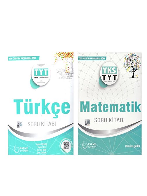 Palme Yayınları Tyt Türkçe Ve Matematik Soru Bankası Seti 2 Kitap