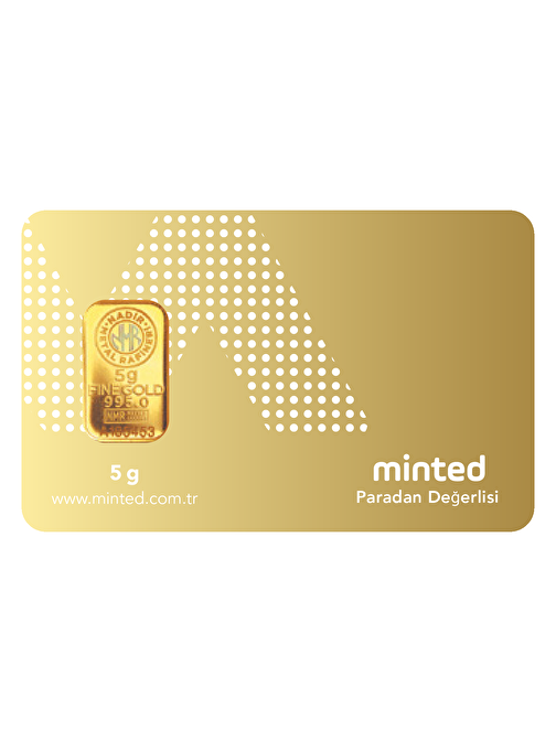 Minted Türkiye 5 Gram 995,0 Külçe Altın