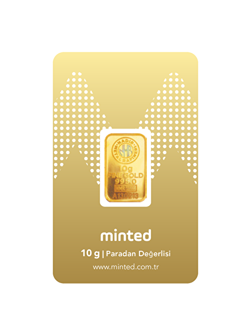 Minted Türkiye 10 Gram 995,0 Külçe Altın
