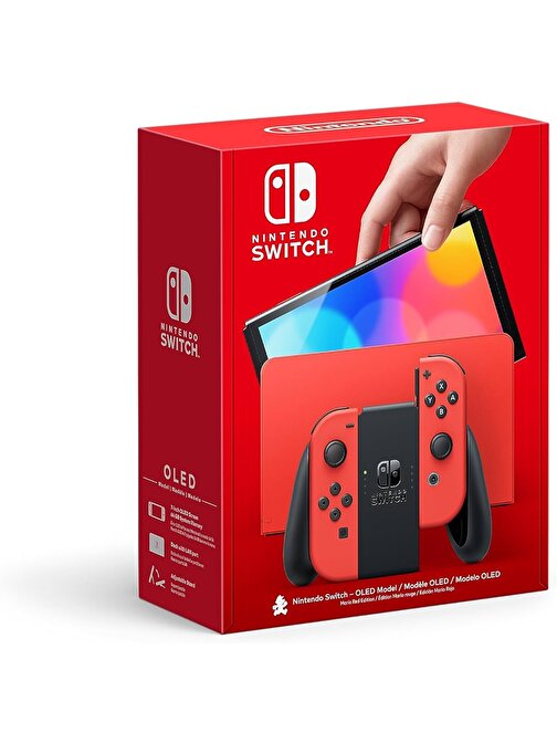 Nintendo Switch Oled Mario Kırmızı Edition Oyun Konsolu (İthalatçı Garantili)
