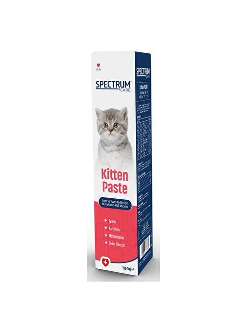 Spectrum Kitten Paste Yavru Kediler için Multivitamin Malt Macunu 100 gr