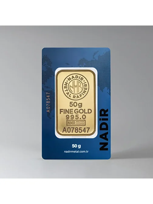Minted Türkiye 50 Gram 995,0 Külçe Altın