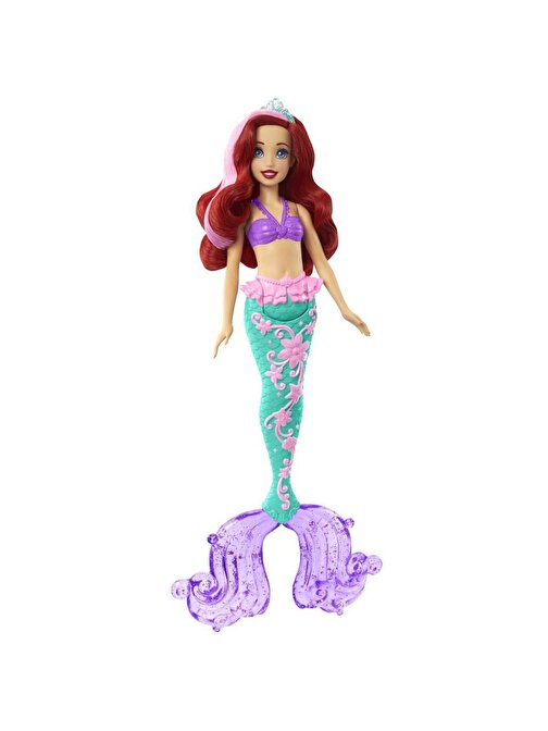 Mattel HLW00 Disney Prenses Muhteşem Renk Değiştiren Saçlı Deniz Kızı Ariel Bebek 2-4 Yaş