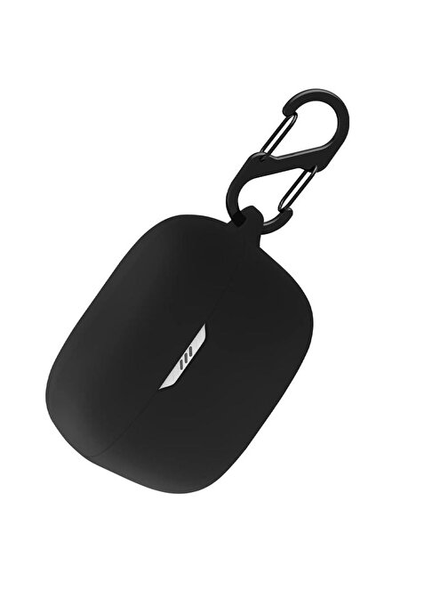 Gpack JBL T230 Nc Tws Uyumlu Soft Kancalı Mat Silikon Bluetooth Kulaklık Kılıfı Siyah