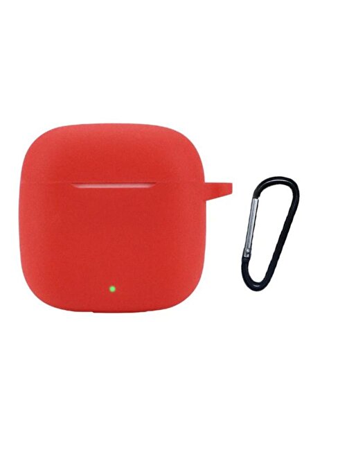 Gpack Freebuds Se 2 Uyumlu Soft Kancalı Mat Silikon Bluetooth Kulaklık Kılıfı Kırmızı