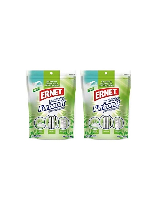 Ernet Karbonat Çok Amaçlı Temizleyici 2 X 1500 G