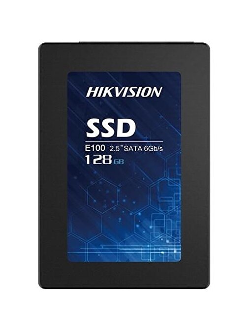 Hikvision 128GB E100 550-430MBs Sata 3 2.5" HS-SSD-E100-128G Ssd Harddisk