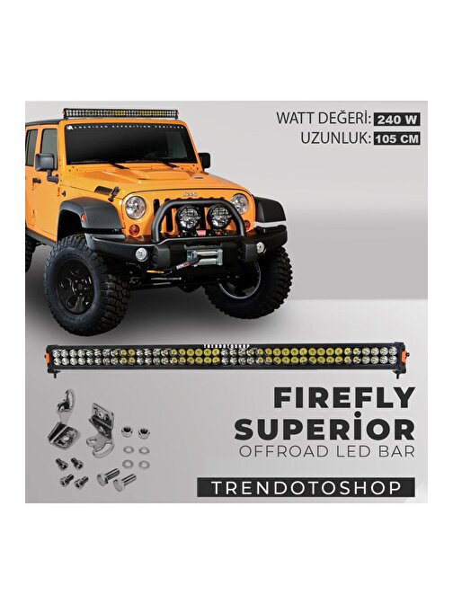240w 105 Cm Superior Firefly Off Road Led Bar