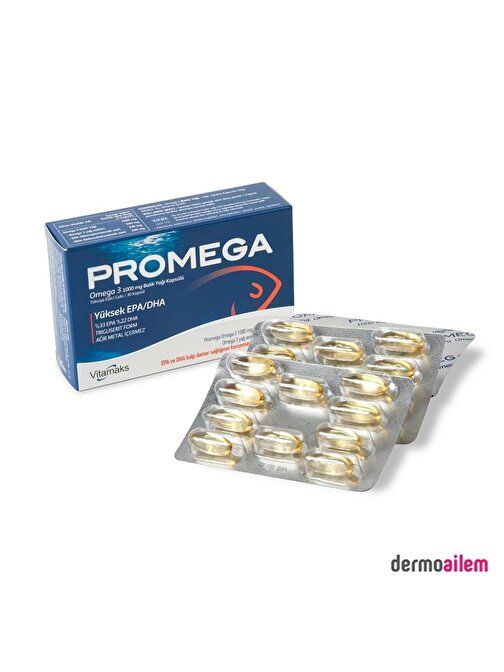 Promega Omega 3 1000 mg 30 Kapsül