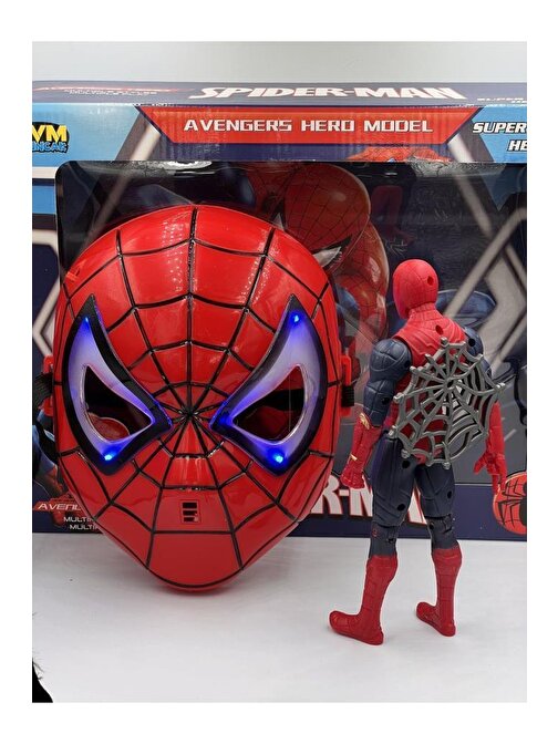 Prestij Oyuncak Fab.7212 Oyuncak Spider-Man Figür ve Maske Oyun Seti