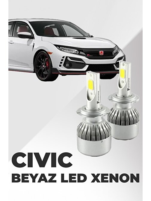 Honda Civic Vtec2 2004-2012 Şimşek Etkili Kısa Led Xenon Far Ampulü