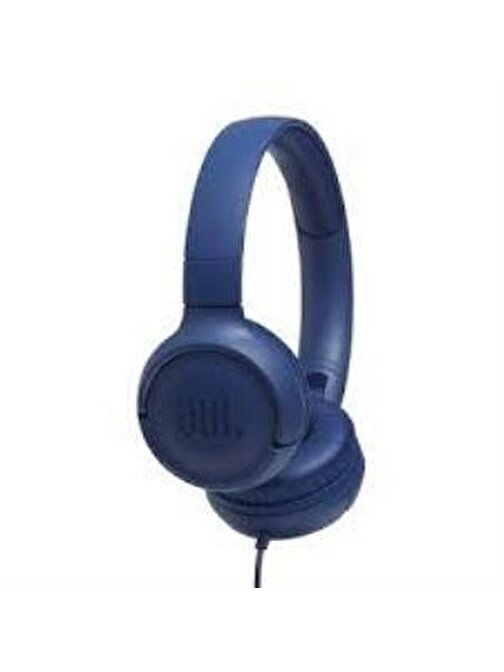 JBL Tune 500 Kulak Üstü Mavi Kablolu Kulaklık