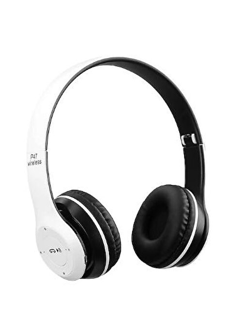 Megatech St-3 P47 Beyaz Wireless Baş Üstü Kulaklık