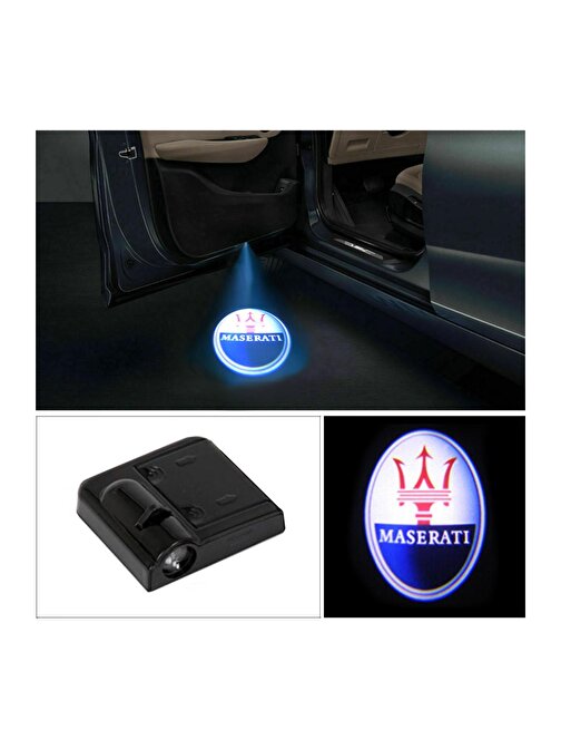 Maserati Uyumlu Karbon Kapı Altı Led Mesafe Sensörlü Yeni Nesil