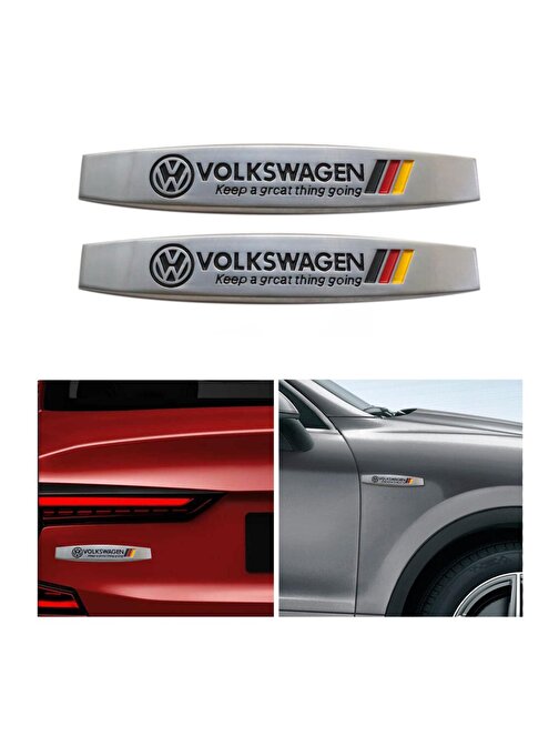Volkswagen Keep A Great 2'li Çamurluk Sticker Seti