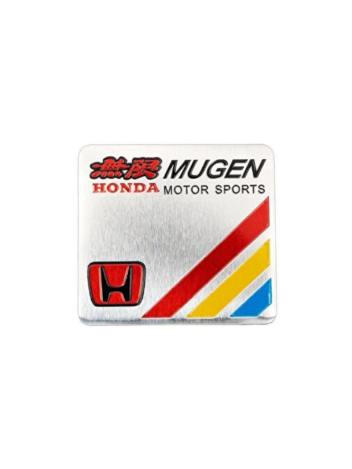 Motorsport Honda Mugen Sticker Metal Arma