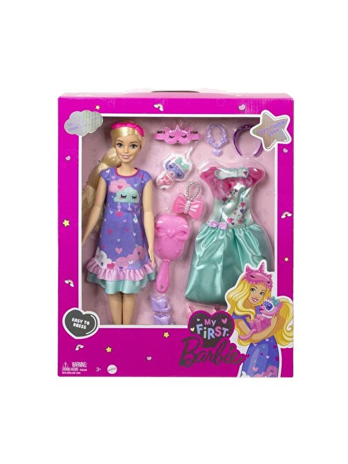 Mattel HMM66 My First Barbie İlk Barbie Bebeğim Delüks Model Bebek