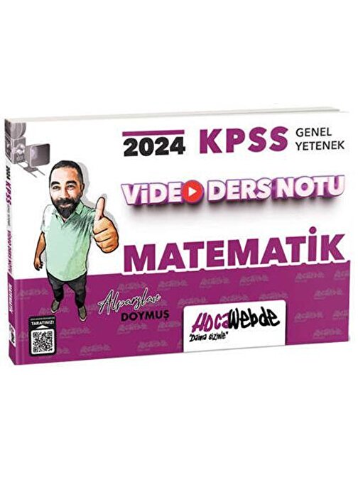Hocawebde Yayınları 2024 Kpss Matematik Video Ders Notu