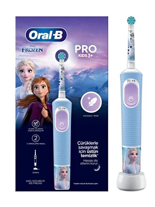 Oral-B Çocuk Şarjlı/Elektrikli Diş Fırçası Frozen D100