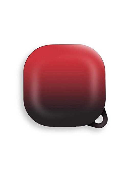 Teleplus Galaxy Buds Pro Uyumlu Kancalı Sert Plastik Bluetooth Kulaklık Kılıfı Kırmızı