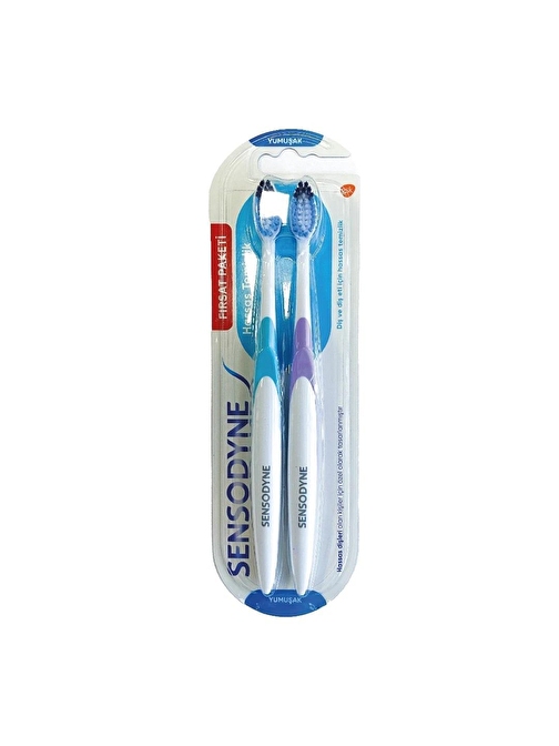 Sensodyne Hassas Temizlik Diş Fırçası Yumuşak 1+1