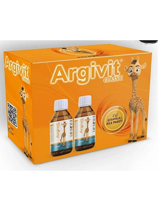 Argivit Classic Şurup 150 ml - 2'li Avantajlı Aile Paketi