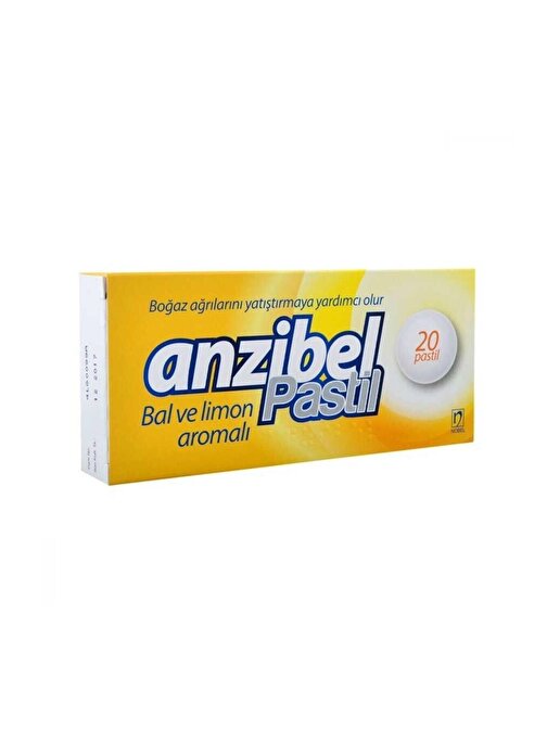 Anzıbel Bal Ve Limon Pastili 20 Tablet