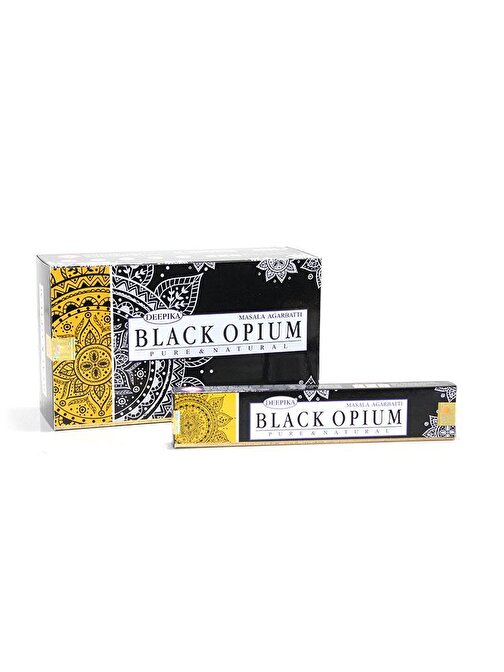 Cicitech Deepika Black Opium Aromalı Tütsü 240 Adet Çubuk Tütsü