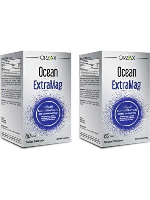 OCEAN EXTRAMAG 60 TABLET X 2ADET