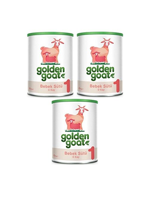 Golden Goat 1 Laktozlu Keçi Sütü 3x400 gr 0-6 Ay