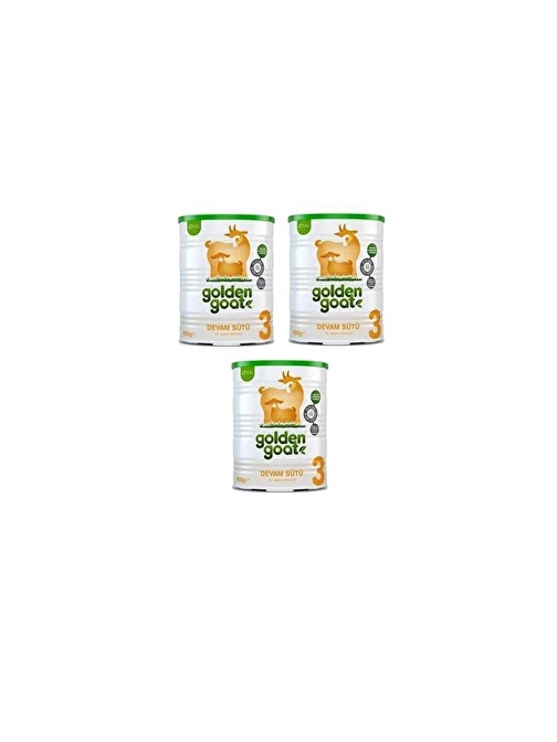 Golden Goat 3 Vitamin ve Mineral Keçi Sütü 3x400 gr 12-24 Ay