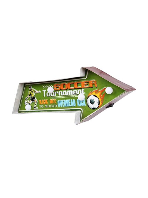 Tugra Ticaret Işıklı Soccer Yön Tabelası Vintage Led Ampülü Hediyelik