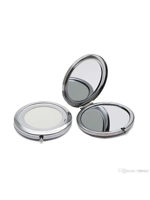 Promosyon Cep Aynası Gümüş Renk