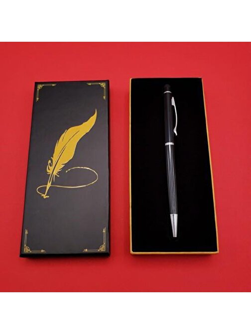 Tugra Ticaret Kalem Siyah Touchpen Dekoratif Hediyelik
