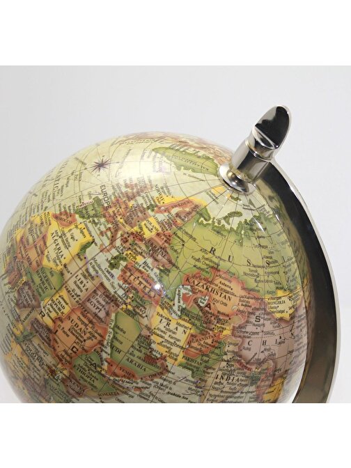Tugra Ticaret Dünya Küre Dekoratif 360 Derece Dönebilen Dekoratif Dünya Küre