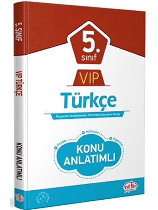 5. Sınıf Türkçe VIP Hızlı Konu Anlatımlı Editör Yayınları