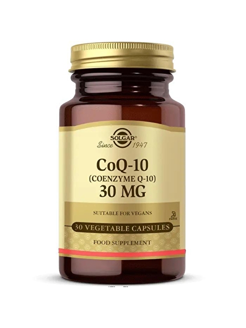 Solgar Coenzyme Q-10 30 mg 30 Kapsül