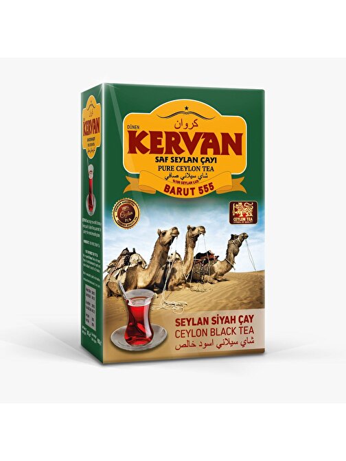 Kervan Saf Seylan Çayı Barut 555 Yeşil