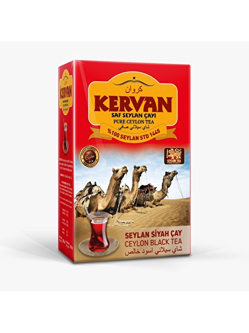 Kervan 1445 Saf Seylan Çayı Std Kırmızı Paket