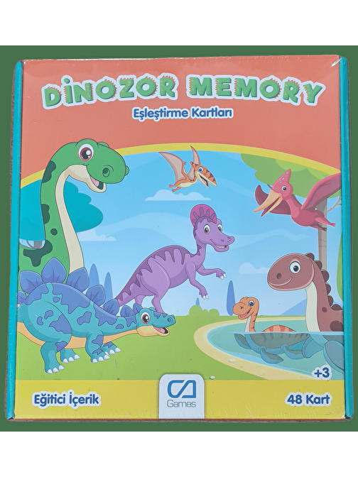 Ca Games Dinozor Memory Eşleştirme Kartları