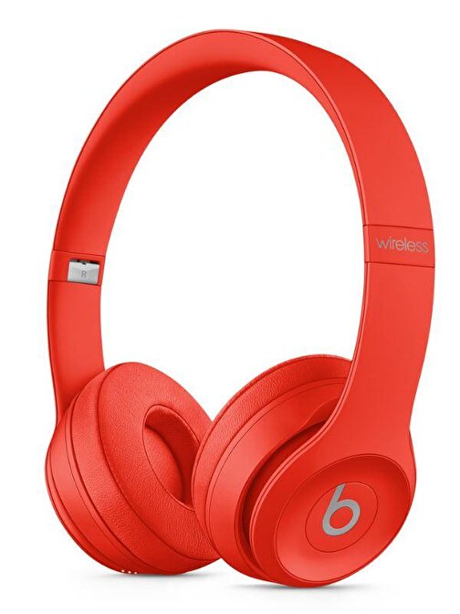Beats Solo3 Kablosuz Silikonlu Kulak İçi Bluetooth Kulaklık Kırmızı