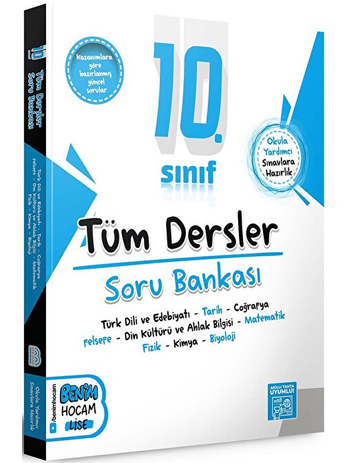 Benim Hocam 2024 10. Sınıf Tüm Dersler Soru Bankası