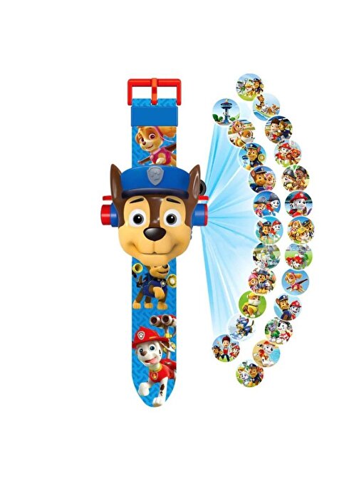 Prestij Oyuncak 3038B Kartelalı Paw Patrol Saat Chase Projeksiyonlu Kol Saati