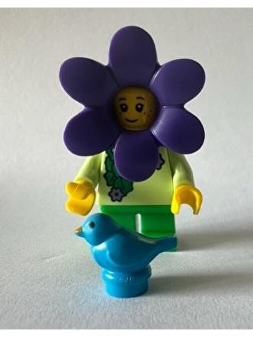 Lego Orjinal Minifigür Flower Girl Yaratıcı Bloklar 5 Parça Plastik Figür