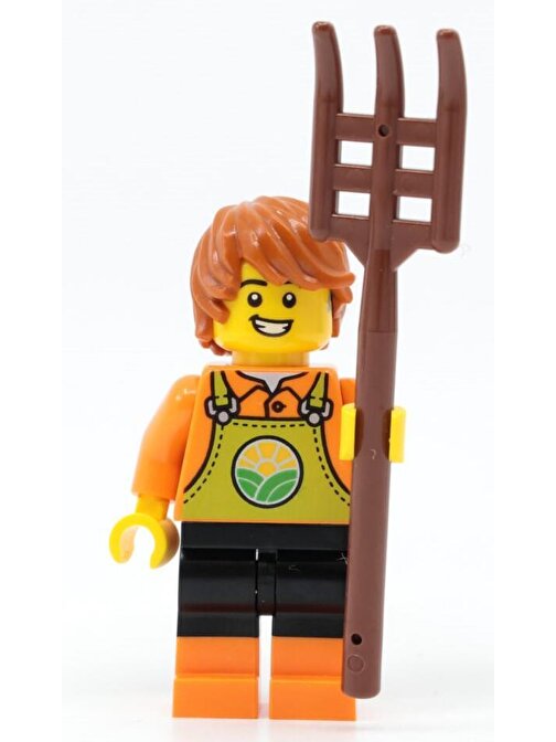 Lego Orjinal Minifigür Farmer Guy Yaratıcı Bloklar 5 Parça Plastik Figür