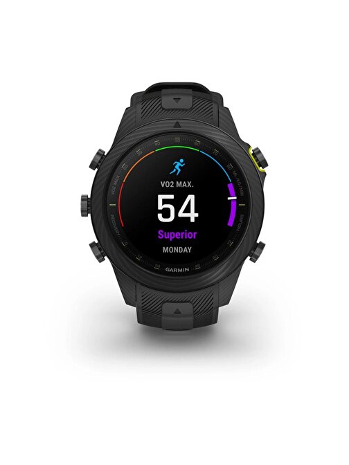 Garmin Marq Athlete Gen 2 Karbon Edition Android - iOS Uyumlu Akıllı Saat Siyah