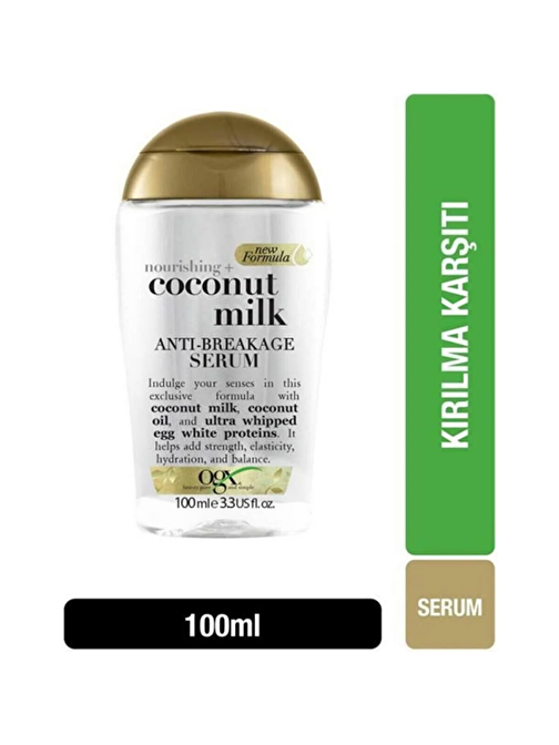 Ogx Coconut Milk Hindistan Cevizi Sütü Kırılma Karşıtı Serum 100 ml