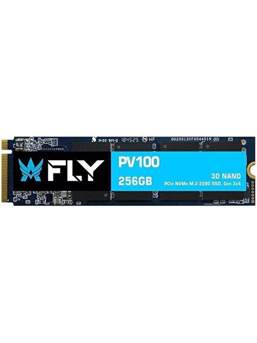 FLY PCIe M2 256 GB PV100 NVMe 3D 3300/3100 2Y