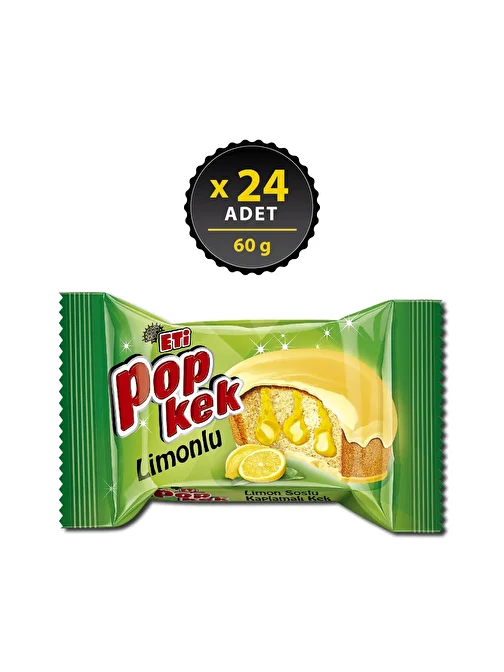 Eti Popkek Limonlu Kek 60 gr x 24 Adet